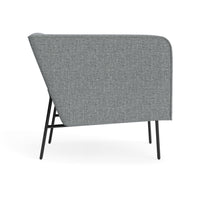 Dandy Lounge Chair in Kvadrat Guest Grey Blue - Angle 4