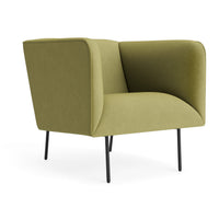 Dandy Lounge Chair in Loden Velvet - Angle 3