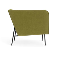 Dandy Lounge Chair in Loden Velvet - Angle 4