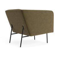 Dandy Lounge Chair in Moss Velvet - Angle 5