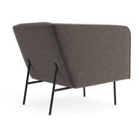 Dandy Lounge Chair in Storm Velvet - Angle 5