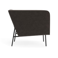 Dandy Lounge Chair in Storm Velvet - Angle 4