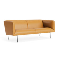 Dandy 86" Sofa in Canyon Leather - Angle 3