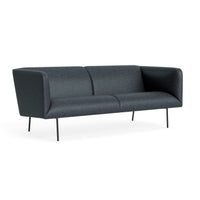 Dandy 86" Sofa in Ink Leather - Angle 3