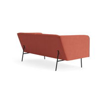 Dandy 86" Sofa in Tomato Velvet - Angle 5