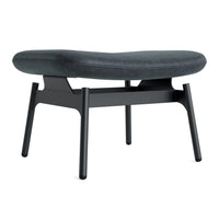 Field Ottoman in Ink Leather - Angle 2