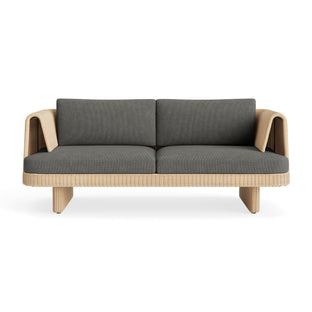 Loophole Outdoor 2 Seat Sofa en Toohey Charcoal