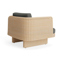 Loophole Outdoor Lounge Chair in Toohey Charcoal - Angle 6