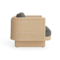 Loophole Outdoor Lounge Chair in Toohey Charcoal - Angle 5