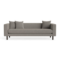 Mono 83" Sofa in Sanford Black - Angle 1