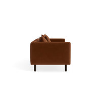 Mono 83" Sofa in Copper Velvet - Angle 3