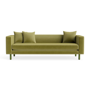 Mono 83" Sofa in Loden Velvet - Angle 1