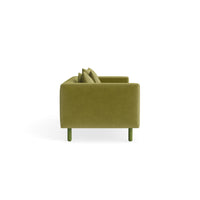 Mono 83" Sofa in Loden Velvet - Angle 3