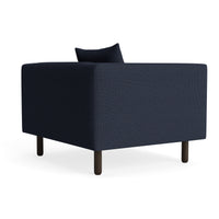 Mono Lounge Chair in Kvadrat Autumn Navy - Angle 4