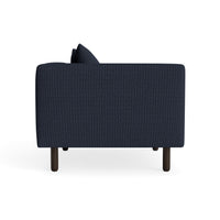 Mono Lounge Chair in Kvadrat Autumn Navy - Angle 3