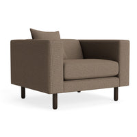 Mono Lounge Chair in Kvadrat Autumn Cardamom - Angle 2