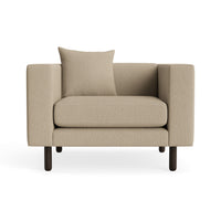 Mono Lounge Chair in Kelso Camel - Angle 1