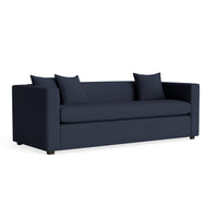 Mono 81" Sleeper Sofa in Kvadrat Autumn Navy - Angle 2