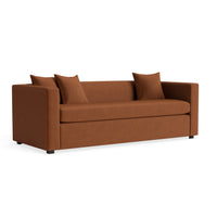 Mono 81" Sleeper Sofa in Copper Velvet - Angle 2