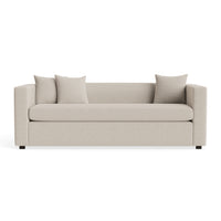Mono 81" Sleeper Sofa in Sanford Linen - Angle 1