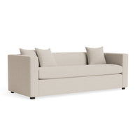 Mono 81" Sleeper Sofa in Sanford Linen - Angle 2