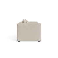 Mono 81" Sleeper Sofa in Sanford Linen - Angle 3