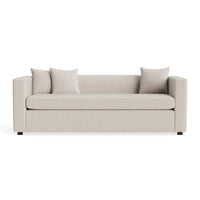 Mono 81" Sleeper Sofa in Landa Stone - Angle 1
