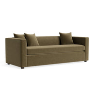 Mono 81" Sleeper Sofa in Moss Velvet - Angle 2