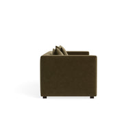 Mono 81" Sleeper Sofa in Moss Velvet - Angle 3