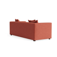 Mono 81" Sleeper Sofa in Tomato Velvet - Angle 4