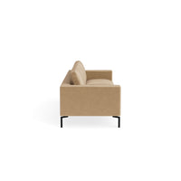 New Standard 104" Sofa in Camel Velvet - Angle 6
