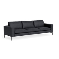 New Standard 104" Sofa in Granite Leather - Angle 5