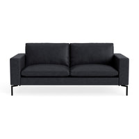 New Standard 78" Sofa in Granite Leather - Angle 1