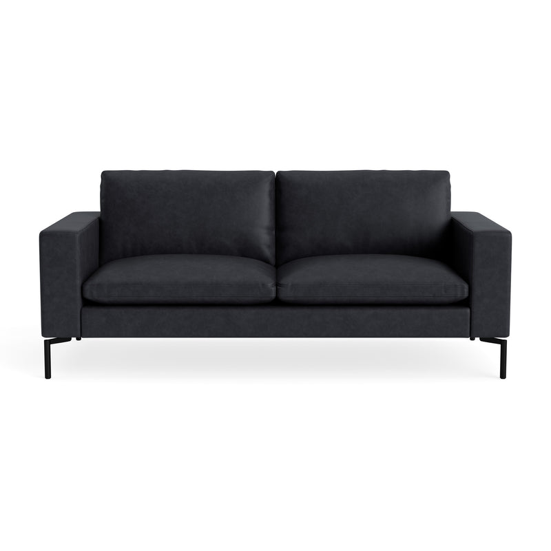 New Standard Small Sofa en Granite Leather