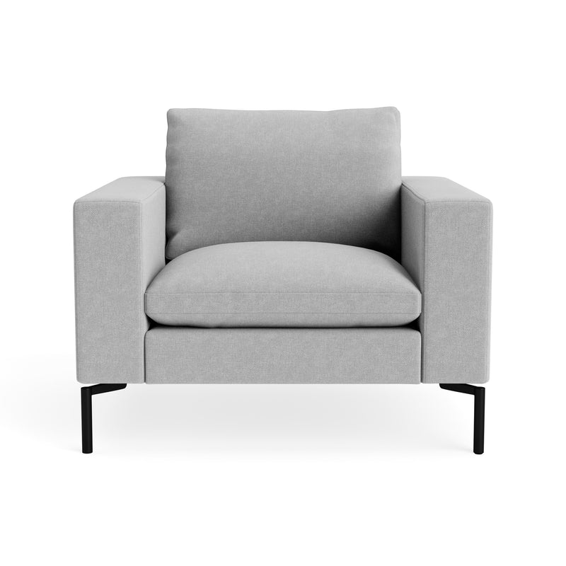 New Standard Lounge Chair in Maharam Mode in Intaglio - Angle 1