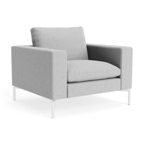 New Standard Lounge Chair in Maharam Mode in Intaglio - Angle 5