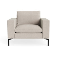 New Standard Lounge Chair in Landa Stone - Angle 1