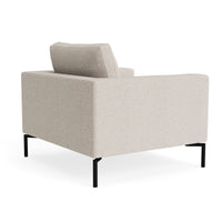 New Standard Lounge Chair in Landa Stone - Angle 6