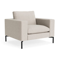 New Standard Lounge Chair in Landa Stone - Angle 4