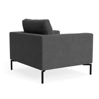 New Standard Lounge Chair in Maharam Meld in Panda - Angle 6