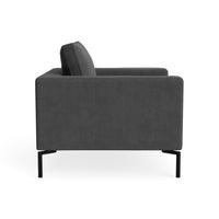 New Standard Lounge Chair in Maharam Meld in Panda - Angle 5