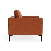 New Standard Lounge Chair in Toffee Leather - Angle 6
