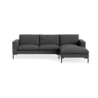 New Standard Sofa with Chaise in Maharam Meld in Panda - Angle 1