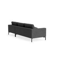 New Standard Sofa with Chaise in Maharam Meld in Panda - Angle 4