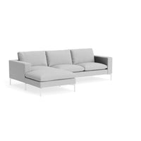 New Standard Sofa with Chaise in Maharam Mode in Intaglio - Angle 2