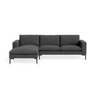 New Standard Sofa with Chaise in Maharam Meld in Panda - Angle 1