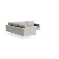 New Standard Sectional Sofa in Maharam Mode in Clavicle - Angle 2