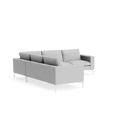 New Standard Sectional Sofa in Maharam Mode in Intaglio - Angle 4
