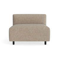 9 Yard Outdoor Armless Lounge Chair in Sunbrella Dune - Angle 1