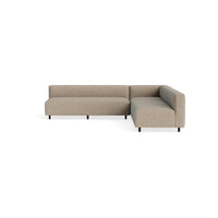 9 Yard Outdoor Armless L Sectional Sofa en Sunbrella Dune - ángulo 1